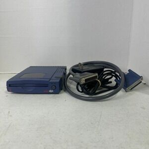 Iomega Zip 100 External Drive Z100P2 Blue Parallel Port with Power Supply Cable